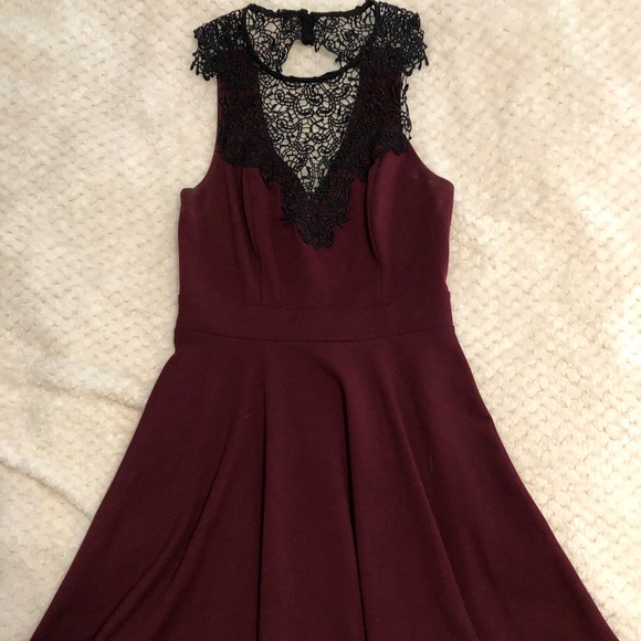 Material Girl Dresses & Skirts - Maroon dress